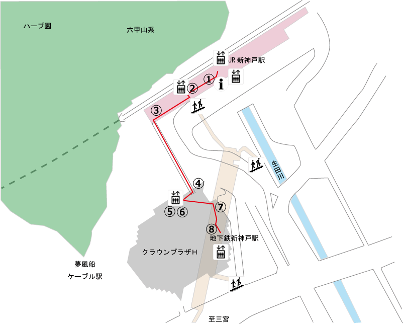 新神戸マップ